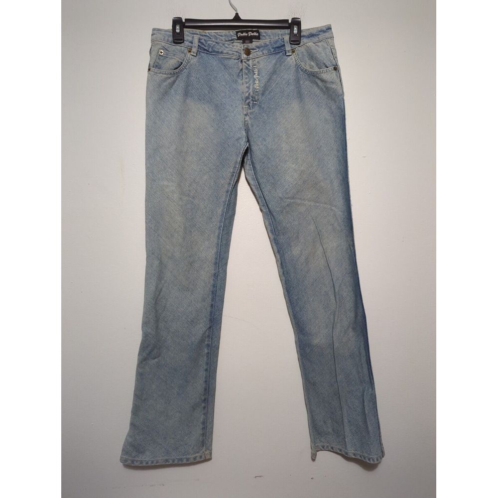 Pelle‎ Pelle Marc Buchanan Vintage Y2K Light Wash Straight Leg Jeans Womens 10